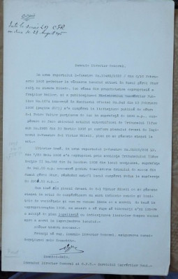 Cerere privind exproprierile din zona Obor , Bucuresti , 1915 foto