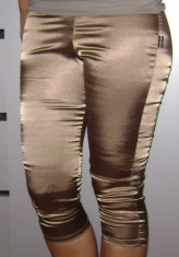 Colanti fashion bej / bronze - marimea Xs. foto