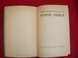 6. GH. BRAESCU - SCHITE VESELE - ed.1924- prima editie, Ed Cultura Nationala , cartonata 110 pag ,cotor defect
