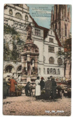 Ilustrata DUISBURG, OCUPATIE FRANCEZA IN GERMANIA 1920 foto