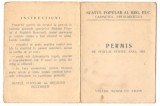 PERMIS DE PESCUIT PT. ANUL 1965, Documente