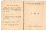 PERMIS DE PESCUIT PT. ANUL 1965, Documente