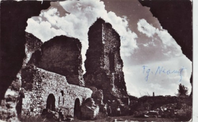 R-5911 Tg Neamt Ruinele cetatii Neamtului Circulata foto