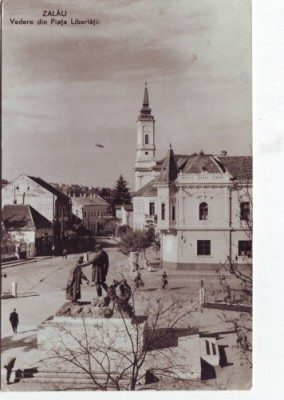 R-6020 Zalau Piata Libertatii Circulata foto
