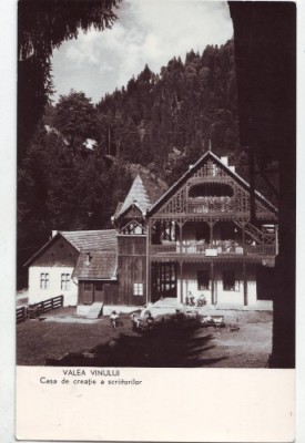 R-5974 Valea Vinului Casa de creatie a scriitorilor Circulata foto