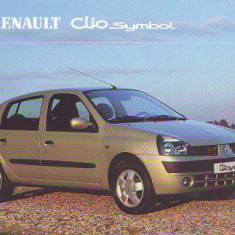 S1082 Renault Clio Carte Postala necirculat