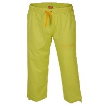 Pantaloni 3/4 bumbac-spandex vernil M - pe stoc: 100% KAPPA ! foto