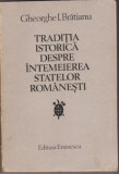 G.Bratianu / Traditia istorica despre intemeierea Tarilor Romane