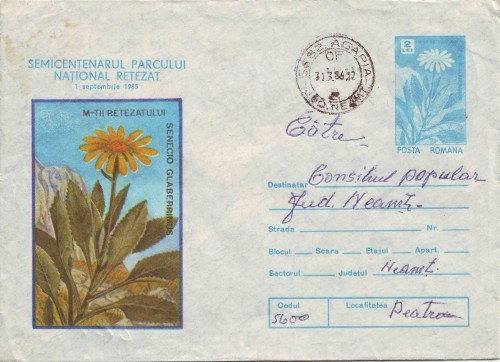 D154 INTREG POSTAL Semicentenarul parcului national Retezat