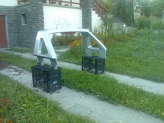 Rollbar original pentru Nissan Navara D22 (argintiu) foto