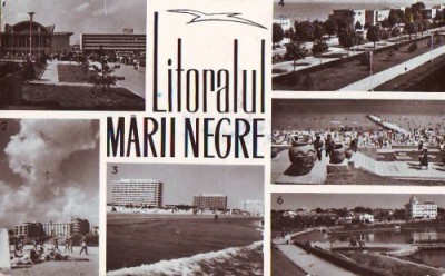 R6348 DIVERSE RPR LITORALUL MARII NEGRE CIRCULAT 1962 foto