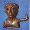 S1016 ANTICHITATI Bustul in bronz al zeitei Bendis NECIRCULAT