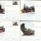 Set de 4 carti postale necirculate, locomotive