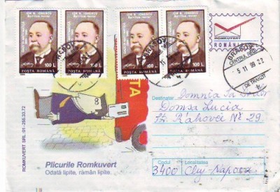 D-500 Intreg Postal Plicurile Romkuvert foto