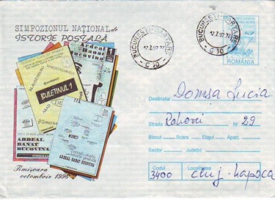 D-409 Intreg Postal Simpozionul National Istorie Postala foto