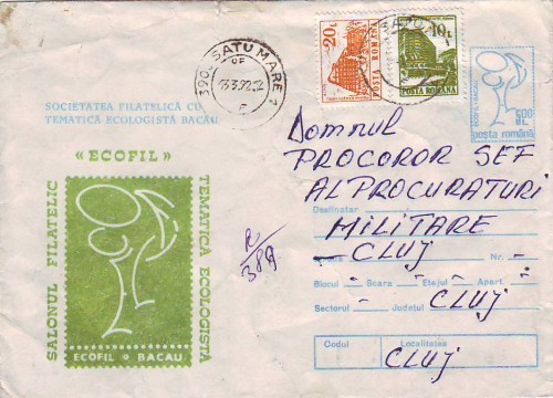 D-417 Intreg Postal Salonul Filatelic Ecofil