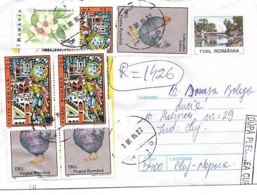 D-440 Intreg Postal Francatura Frumoasa timbru gaina D-440 Intreg Postal Francatura Frumoasa timbru gaina