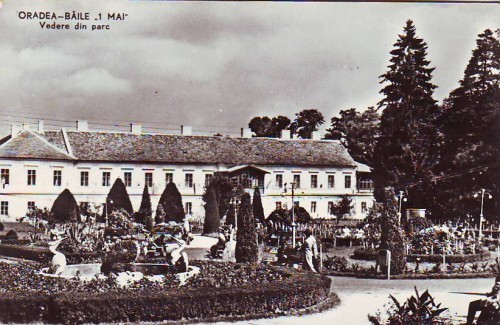 R6553 ORADEA Baile 1 Mai Vedere din parc CIRCULAT 1963
