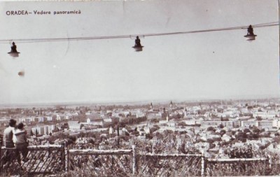 R6545 ORADEA Vedere panoramica CIRCULAT 1962 foto