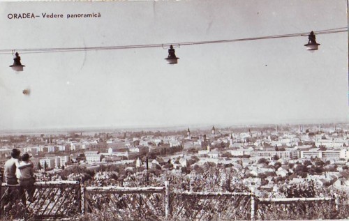 R6545 ORADEA Vedere panoramica CIRCULAT 1962