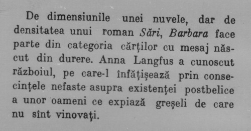 Anna Langfus - Sari , Barbara Anna Langfus - Sari , Barbara