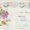 D-355 Intreg Postal Flori Desen