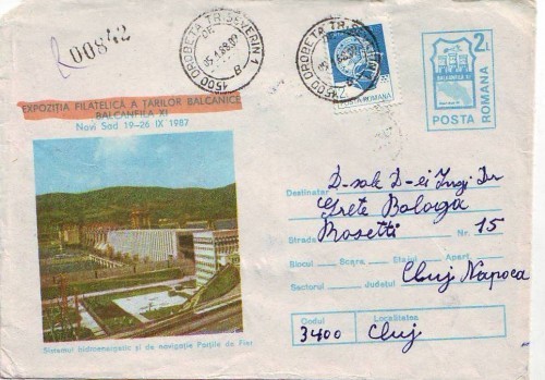 D_241 Intreg Postal sistemul Hidroenergetic Portile de Fier D_241 Intreg Postal sistemul Hidroenergetic Portile de Fier
