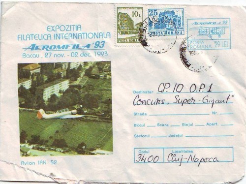 D-236 Intreg Postal Avion IAK-52 AEROMFIL '93 D-236 Intreg Postal Avion IAK-52 AEROMFIL '93