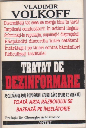 vladimir volkoff tratat de dezinformare