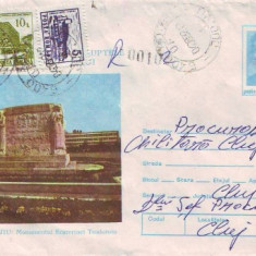 D-181 Intreg Postal Tg Jiu Monumentul Ecaterinei Teodoroiu