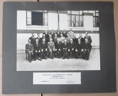 Liceul National Iasi , promotia 1910 , 25 ani de la absolvire foto