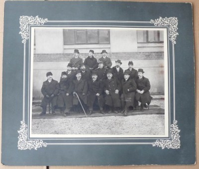 Liceul National Iasi , 1912 , fosti absolventi , datata pe verso foto