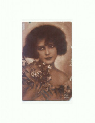 M FOTO 48 Tanara simpatica - circulata 1928 -Ismail -Braila foto