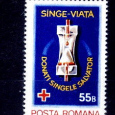 C5450 - Romania 1981 - Donatori de sange 1v.
