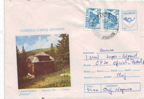 D-716 Intreg Postal Caransebes Muntele Mic Cabana Bradisor