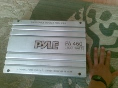 VAND AMPLIFICATOR AUTO PYLE PA 460 1000WATTS PRET 250RON!!! foto