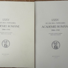 75 ani de la infiintarea Academiei Romane , 1941 , 3