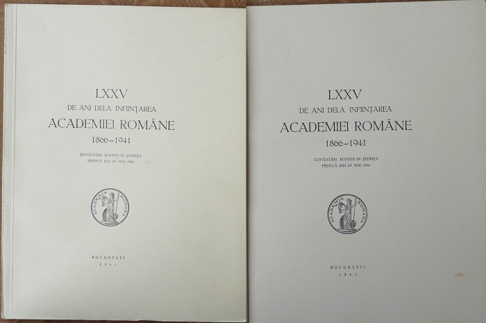 75 ani de la infiintarea Academiei Romane , 1941 , 3