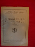 D.CARACOSTEA - Simbolurile lui EMINESCU - 1939