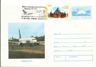 AA Intreg Aerofilatelie avion Boeing 707 ziua aviatiei foto