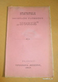 Statutele Societatii Patriotice HORIA, Ploesti 1894