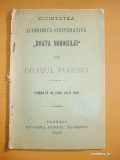 Libret Societatea, Roata Norocului, din Ploesti ,1898