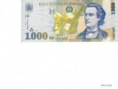 Bancnota 1000 lei Romania 1988 UNC foto
