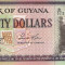 Bancnota 20 dollars Guyana UNC