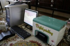 Imprimanta de unghii cu calculator / digital nail printer foto