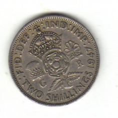 bnk mnd Marea Britanie Anglia 2 shillings 1947