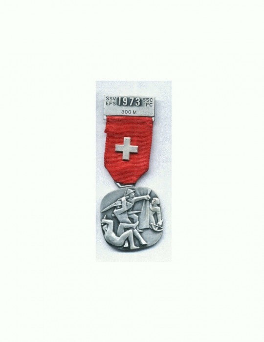 224 Medalie SSV-SSC, EFS-TFC 1973 -realizata de Huguenin