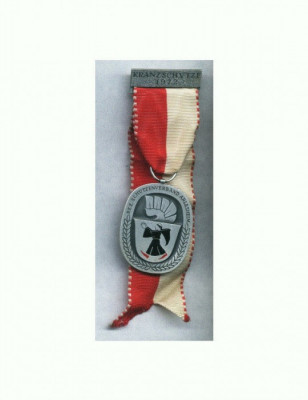 253 Medalie Kranzschvtze (calugar) 1972 -realizata de Huguenin foto