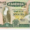 Bancnota 20 kwacha Zambia UNC necirculata