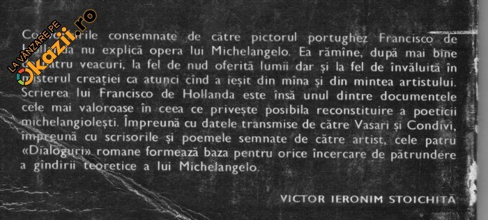 Francisco de Hollanda - Dialoguri romane cu Michelangelo